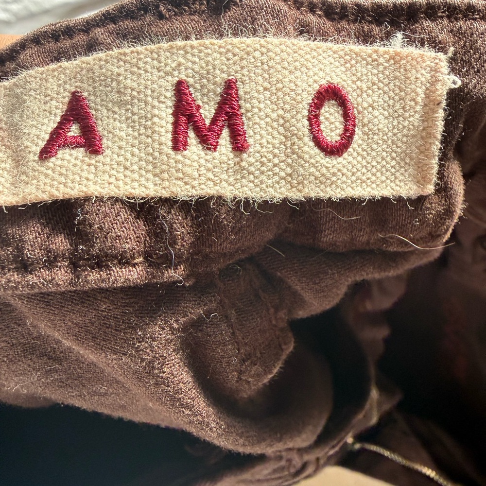 AMO Brown Easy Trouser Pants